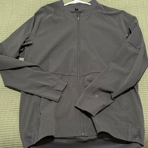 lululemon athletica Charcoal Gray airing easy zip up jacket